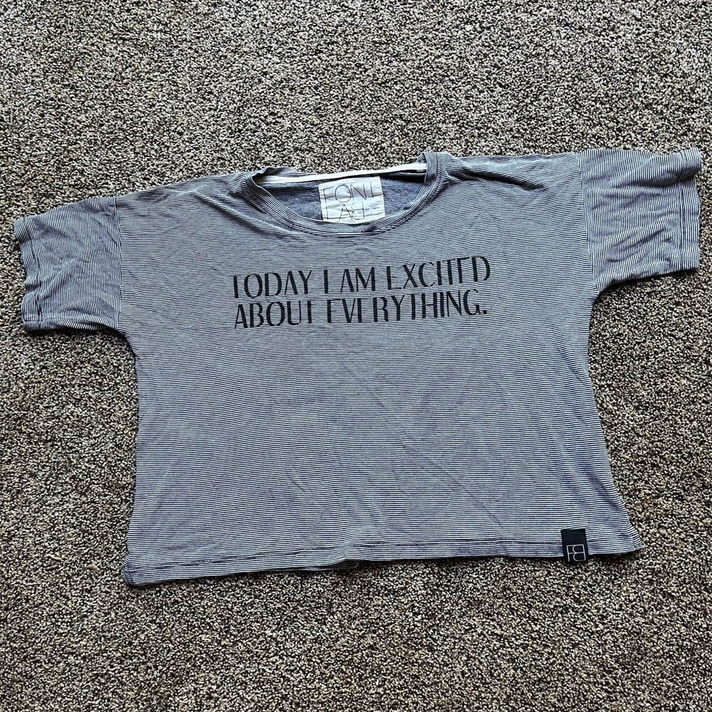 Font Lab crop top